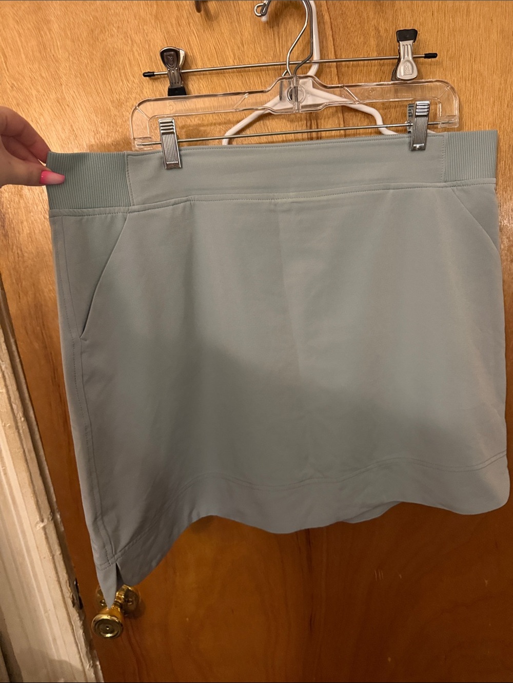 Light Blue Athletic Skort with Pockets